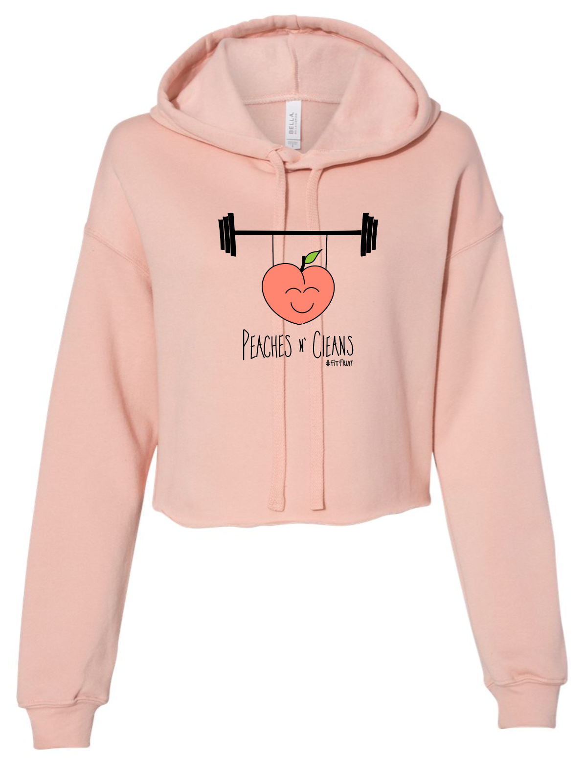 Peaches N' Cleans Original Crop Hoodie