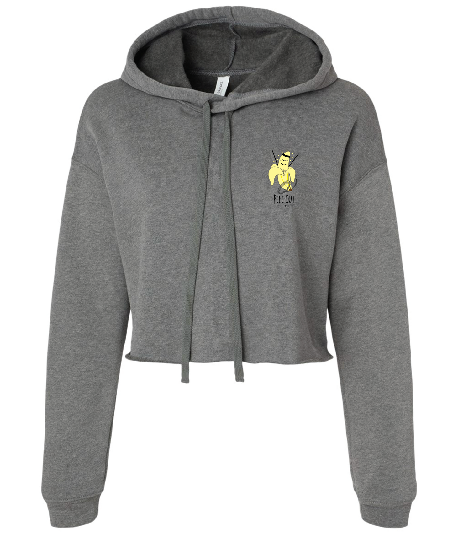 Peel Out Banana Crop Hoodie