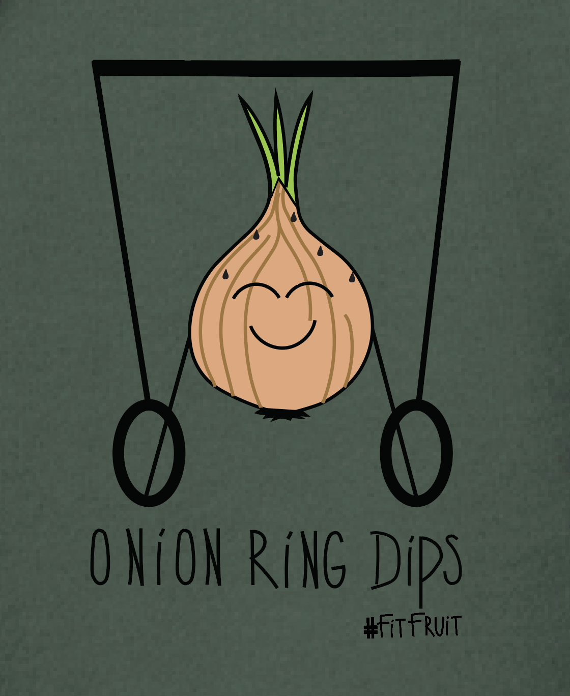 Onion Ring-Dips Crop Hoodie