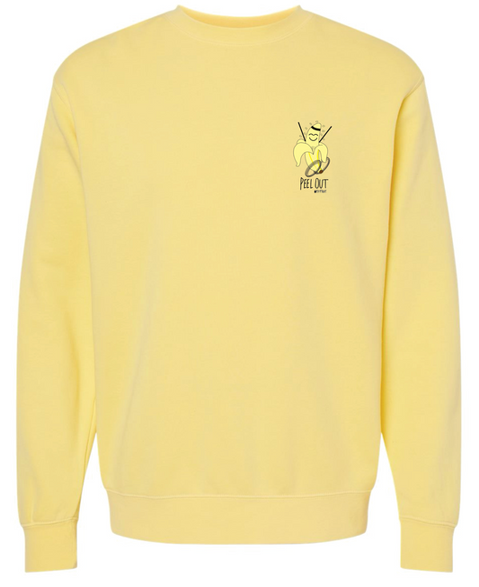 Peel Out Banana Crewneck Sweatshirt