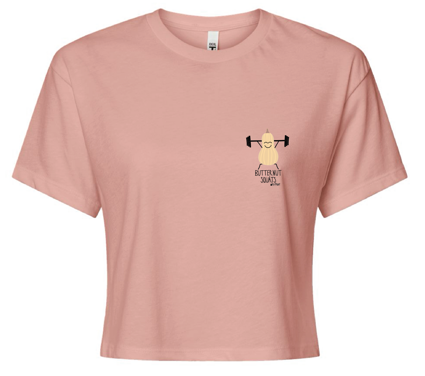 Pink Crop Tee- (Multiple fruit options)