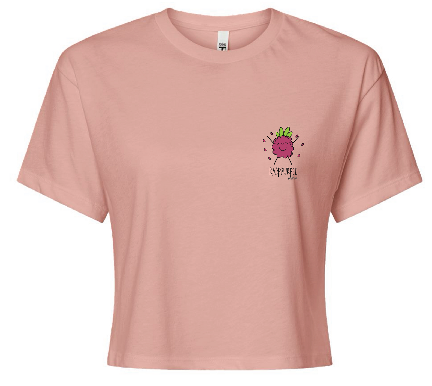 Pink Crop Tee- (Multiple fruit options)