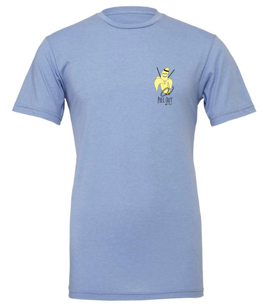 Peel Out Banana Tee blue